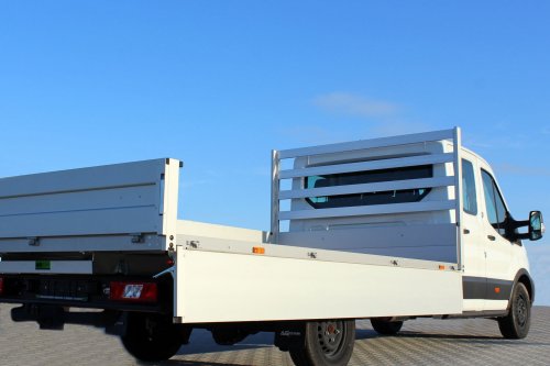 AG Zabudowy - Realizacje - Ford Transit DCAB - skrzynia