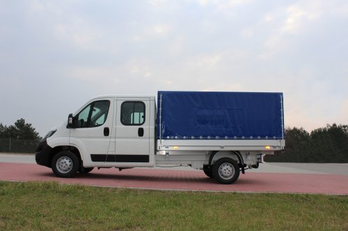 AG Zabudowy - Realizacja  Peugeot Boxer - skrzynia z plandeką