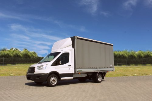 AG Zabudowy - Realizacja  Ford Transit - skrzynia z plandeką