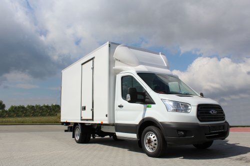 AG Zabudowy - Realizacje - Ford Transit - kontener z windą