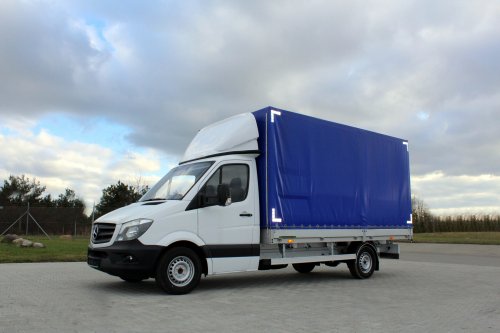 AG Zabudowy - Realizacja  Mercedes Sprinter - skrzynia z plandeką