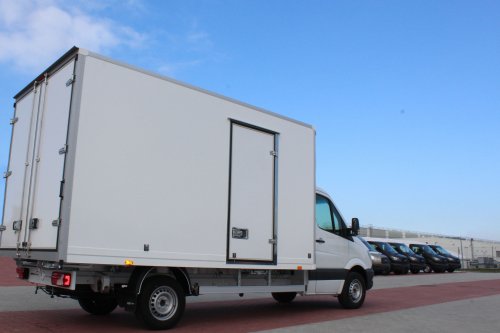 AG Zabudowy - Realizacje - Mercedes Sprinter - kontener z drabinką