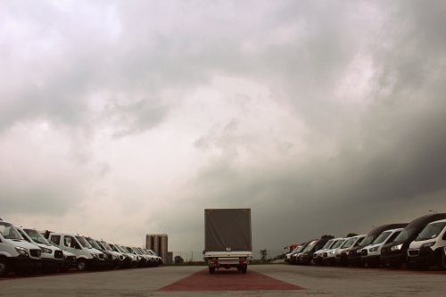 AG Zabudowy - Realizacje - Mercedes Sprinter - skrzynia z plandeką