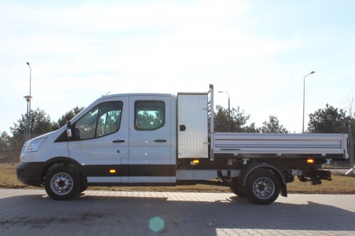 AG Zabudowy - Realizacja  Ford Transit - wywrotka ze skrzynią narzędziową