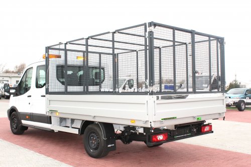 AG Zabudowy - Realizacje - Ford Transit - Skrzynia z nadstawkami z siatki do przewozu liści