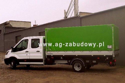 AG Zabudowy - Realizacja  Ford Transit - wywrotka z plandeką