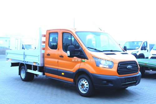 AG Zabudowy - Realizacje - Ford Transit - Skrzynia z niesymetrycznie dzielonymi burtami