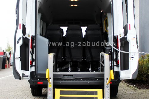 AG Zabudowy - Realizacje - Ford Transit - zabudowa dla osób niepełnosprawnych