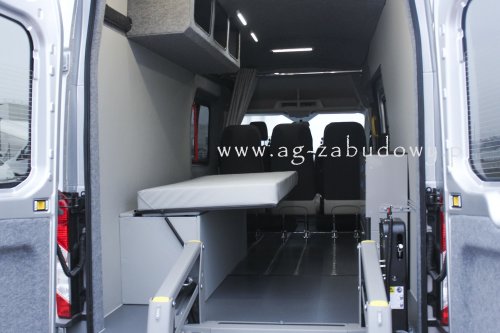 AG Zabudowy - Realizacja  Ford Transit - specjalistyczna zabudowa do przewozu osoby niepełnosprawnej