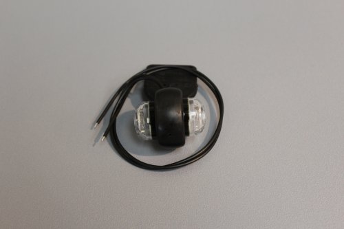 AG Zabudowy - LAMPA OBRYSOWA WISZĄCA BIAŁO/CZERWONA (W23) 125 WAŚ